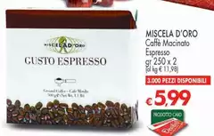 Scelta oro - Caffè Macinato Espresso