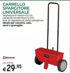 Einhell - Carrello Spargitore Universale Einhell - Carrello Spargitore Universale