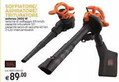 Black & Decker - Soffiatore/Aspiratore/Trituratore Black & Decker - Soffiatore/Aspiratore/Trituratore