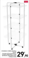 Vileda - Stendino A Torre Adapto 4 Vileda - Stendino A Torre Adapto 4