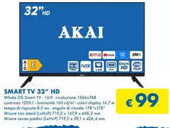 Akai - Smart Tv 32" HD