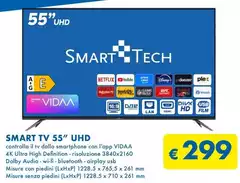 Smart Tech - Smart Tv 55" UHD