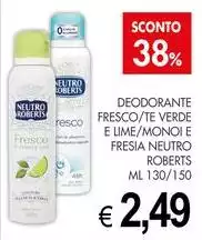 Neutro Roberts - Deodorante Fresco Neutro Roberts - Deodorante Fresco