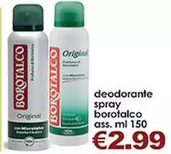 Borotalco - Deodorante Spray