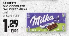 Milka - Barrette Di Cioccolato "milkinis" Milka - Barrette Di Cioccolato "milkinis"