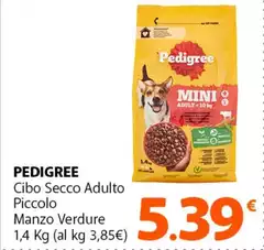 Pedigree - Cibo Secco Adulto Piccolo Manzo Verdure Pedigree - Cibo Secco Adulto Piccolo Manzo Verdure