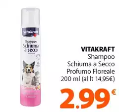 Vitakraft - Shampoo Schiuma A Secco Profumo Floreale Vitakraft - Shampoo Schiuma A Secco Profumo Floreale