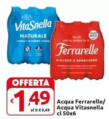 Vitasnella - Acqua Ferrarelle/ Acqua Vitasnella - Acqua Ferrarelle/ Acqua