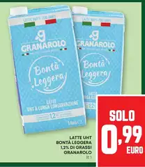 Granarolo - Latte Uht Bontà Leggera