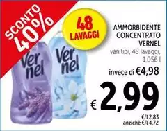 Vernel - Ammorbidente Concentrato Vernel - Ammorbidente Concentrato