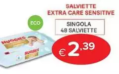 Huggies - Salviette Extra Care Sensitive Huggies - Salviette Extra Care Sensitive