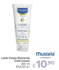 Mustela - Latte Corpo Nutriente Cold Cream Mustela - Latte Corpo Nutriente Cold Cream