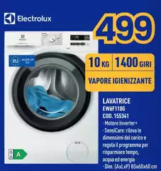 Electrolux - Lavatrice EW6F110G Electrolux - Lavatrice EW6F110G