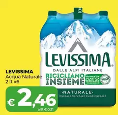 Levissima - Acqua Naturale Levissima - Acqua Naturale