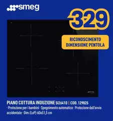 Smeg - Piano Cottura Induzione SI2641D Smeg - Piano Cottura Induzione SI2641D