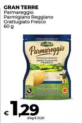 Gran Terre - Parmareggio Parmigiano Reggiano Grattugiato Fresco Gran Terre - Parmareggio Parmigiano Reggiano Grattugiato Fresco