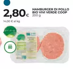 Coop - Hamburger Di Pollo Bio Vivi Verde