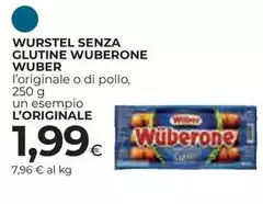 Wuber - Wurstel Senza Glutine one