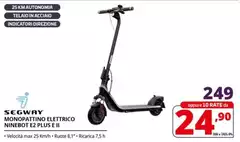 Ninebot By Segway - Monopattino Elettrico Ninebot E2 Plus E II Ninebot By Segway - Monopattino Elettrico Ninebot E2 Plus E II