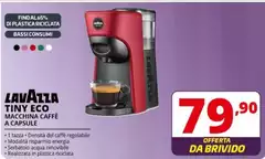 Lavazza - Tiny Eco Macchina Caffè A Capsule