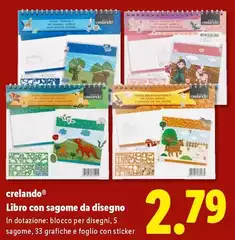Crelando - Libro Con Sagome Da Disegno