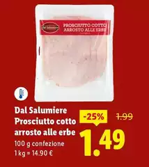 Dal Salumiere - Prosciutto Cotto Arrosto Alle Erbe Dal Salumiere - Prosciutto Cotto Arrosto Alle Erbe