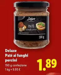 Deluxe - Paté Ai Funghi Porcini Deluxe - Paté Ai Funghi Porcini