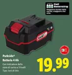 Parkside - Batteria 4 Ah Parkside - Batteria 4 Ah
