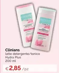 Clinians - Latte Detergente/Tonico Hydra Plus Clinians - Latte Detergente/Tonico Hydra Plus