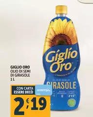 Giglio Oro - Olio Di Semi Di Girasole
