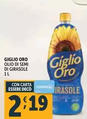 Giglio oro - Olio Di Semi Di Girasole