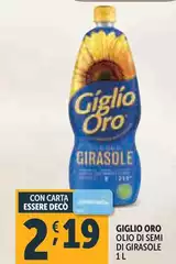 Giglio Oro - Olio Di Semi Di Girasole