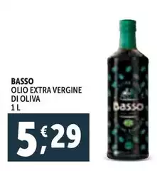 Basso - Olio Extra Vergine Di Oliva Basso - Olio Extra Vergine Di Oliva