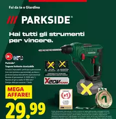 Parkside - Trapano Battente Ricaricabile