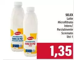 Selex - Latte Microfiltrato Intero/ Parzialmente Scremato Selex - Latte Microfiltrato Intero/ Parzialmente Scremato