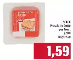 Selex - Prosciutto Cotto Per Toast