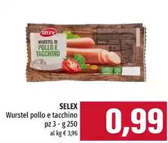 Selex - Wurstel Pollo E Tacchino