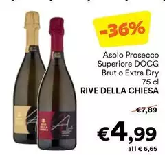 Rive Della Chiesa - Asolo Prosecco Superiore DOCG Brut O Extra Dry Rive Della Chiesa - Asolo Prosecco Superiore DOCG Brut O Extra Dry