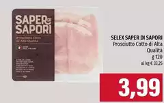 Saper di sapori - Prosciutto Cotto Di Alta Qualità