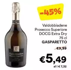 Gasparetto - Valdobbiadene Prosecco Superiore DOCG Extra Dry Gasparetto - Valdobbiadene Prosecco Superiore DOCG Extra Dry