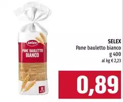 Selex - Pane Bauletto Bianco Selex - Pane Bauletto Bianco