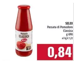 Selex - Passata Di Pomodoro Classica
