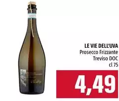 Le vie dell'uva - Prosecco Frizzante Treviso DOC