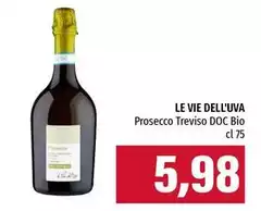Le vie dell'uva - Prosecco Treviso DOC Bio