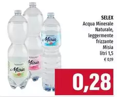 Selex - Acqua Minerale Naturale, Leggermente Frizzante