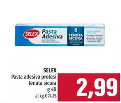 Selex - Pasta Adesiva Protesi Tenuta Sicura