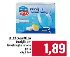Selex - Pastaglie Per Lavastoviglie Limone Selex - Pastaglie Per Lavastoviglie Limone