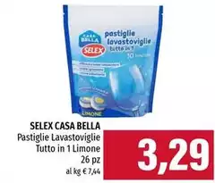 Selex - Pastaglie Lavastoviglie Tutto In 1 Limone Selex - Pastaglie Lavastoviglie Tutto In 1 Limone