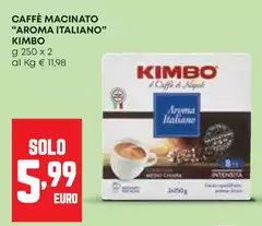 Kimbo - Caffè Macinato "aroma Italiano" Kimbo - Caffè Macinato "aroma Italiano"