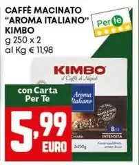 Kimbo - Caffè Macinato "Aroma Italiano" Kimbo - Caffè Macinato "Aroma Italiano"